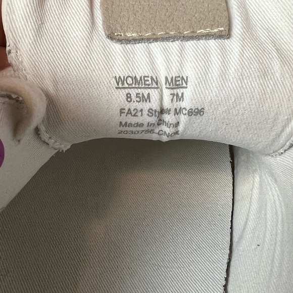 Madewell Court Sneakers White Size 8.51 - Picture 8 of 9